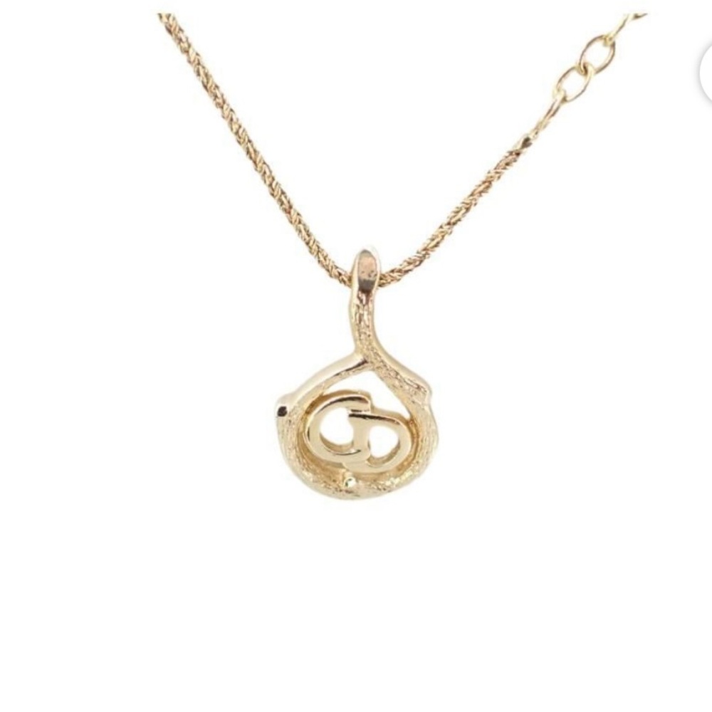 Vintage Christian Dior - Elegant Gold Necklace
